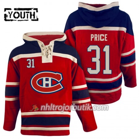 Barn Ishockey Montreal Canadiens Carey Price 31 Röd Sawyer Hooded Sweatshirt